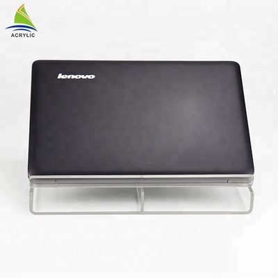 Customized Acrylic Shop Display Fashion Design Clear Desktop Acrylic Laptop Stand