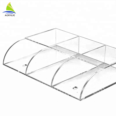 Wall Mounted Acrylic Shop Display Cell Phone Storage Rack Plexiglass Box Stand