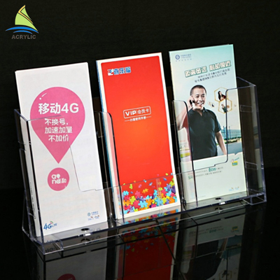360 Degrees Rotating Clear Display Countertop Clear Acrylic Paper Holder