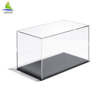OEM Transparent Football Acrylic Display Box , Ball Helmet Display Case