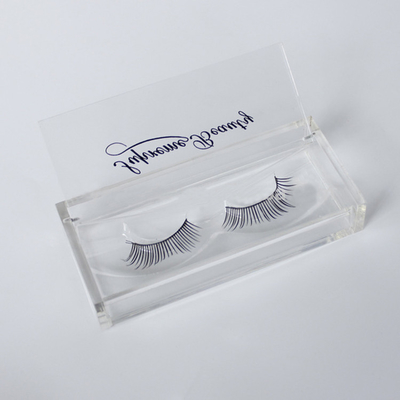 Modern Small Acrylic Eyelash Storage Box , Eyelash Display Case