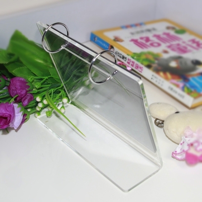 L Shape Custom Clear Acrylic Photo Frame / Family Picture Frames