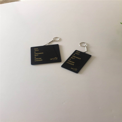 Fashion Printed Custom Acrylic Keychains For Advertising Gifts Easy To Clean