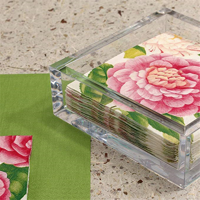 Luxurious Custom Acrylic Furniture , Acrylic Paper Towel Napkin Holder