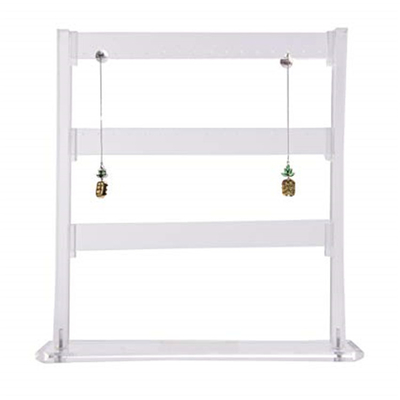 Clear Acrylic 3 Tier Jewelry Organizer Holder Earring Display Stands