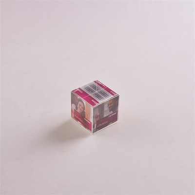 Plastic Acrylic Photo Frames  , Lucite Desktop 6 Sided Acrylic Photo Cubes