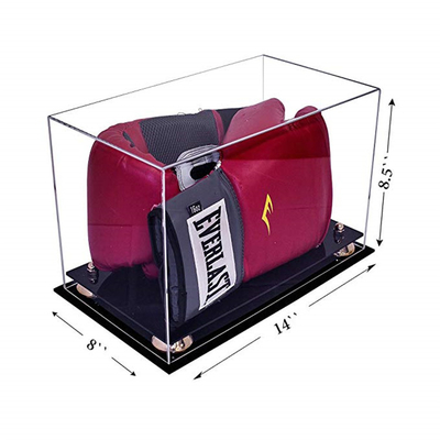 Deluxe Acrylic Led Light Box , Custom Size Boxing Glove Display Case