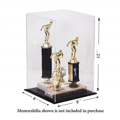 Custom Desktop Acrylic Display Box Protective Trophy Champion Single Ring Display Case