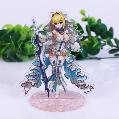 Custom Acrylic Countertop Display Case Standee Anime Figure Printed Acrylic Keychain