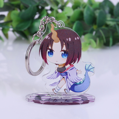 Custom Acrylic Countertop Display Case Standee Anime Figure Printed Acrylic Keychain