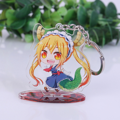Custom Acrylic Countertop Display Case Standee Anime Figure Printed Acrylic Keychain