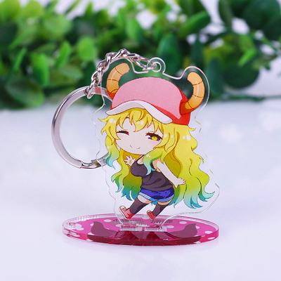 Custom Acrylic Countertop Display Case Standee Anime Figure Printed Acrylic Keychain