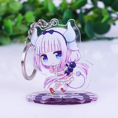 Custom Acrylic Countertop Display Case Standee Anime Figure Printed Acrylic Keychain