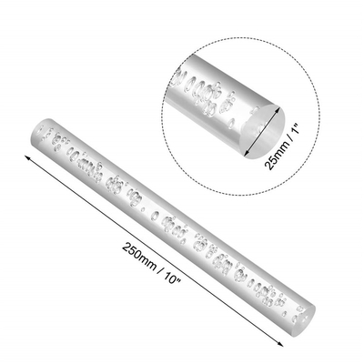 Classic Acrylic Shop Display Clear Customized Size Round Bubble Rod PMMA Durable Bar