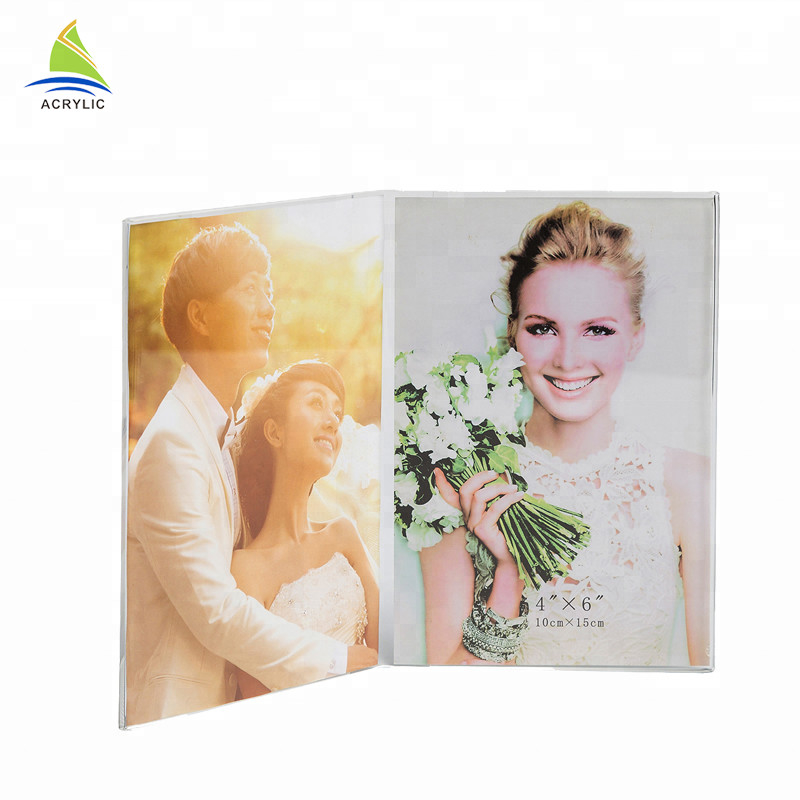 New Style acrylic block picture frames  Hot Double Sided Acrylic Mount funny photo frame