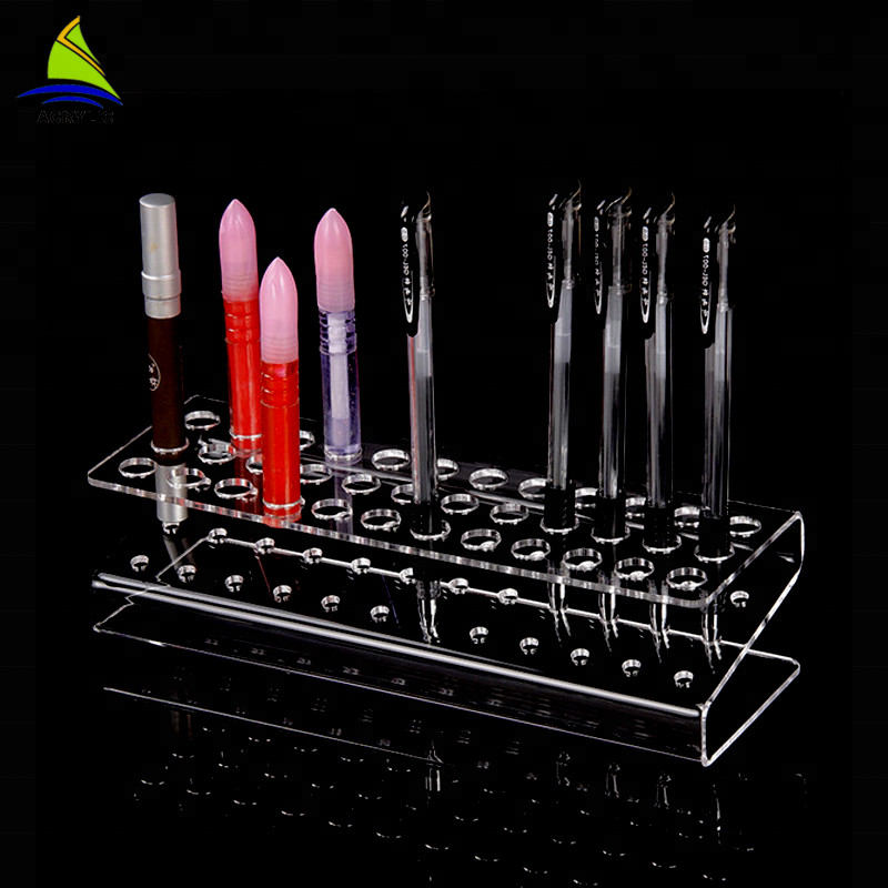 Professional  Acrylic Product Display Stand Table Organizer Acrylic Shop Pen Holder